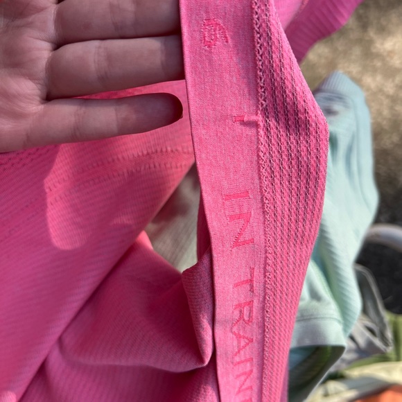 Pink Lululemon Swiftly tee - Picture 6 of 7